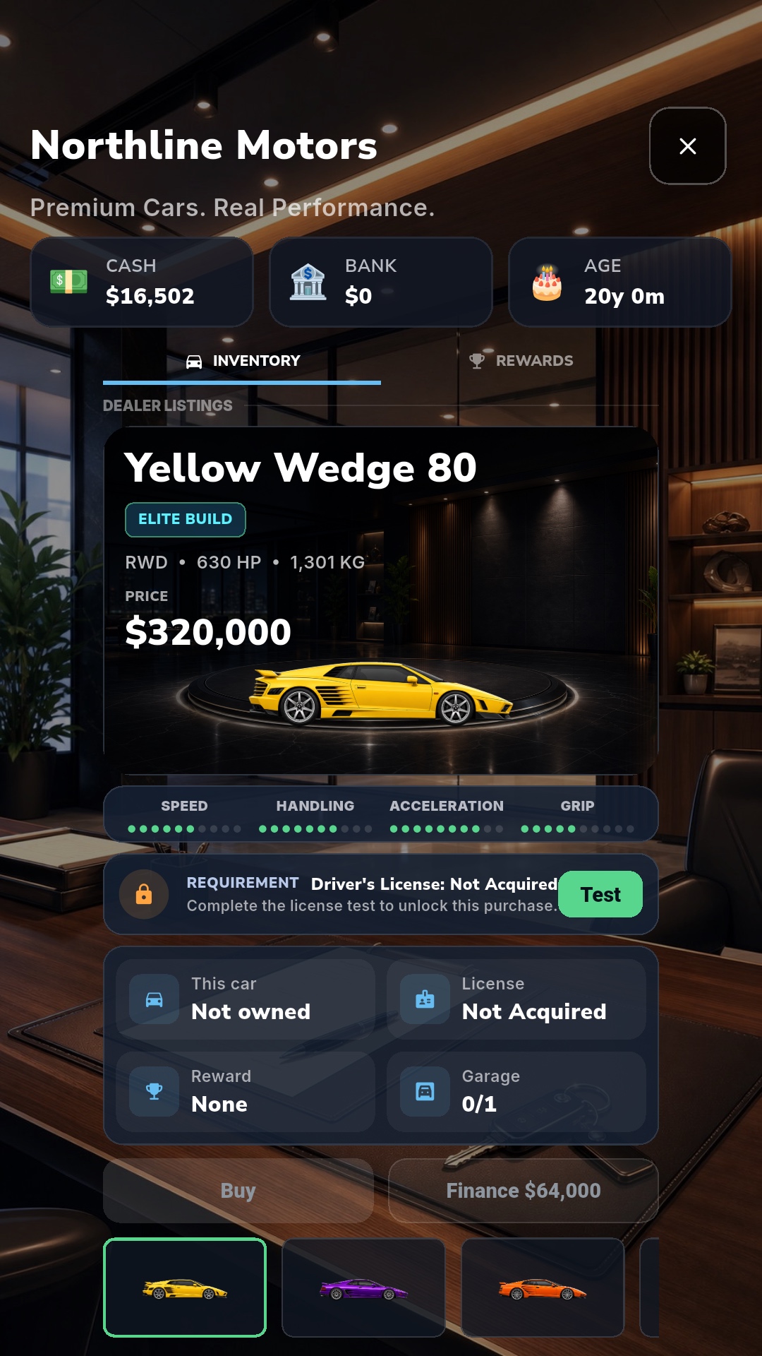 Lifespan car showroom